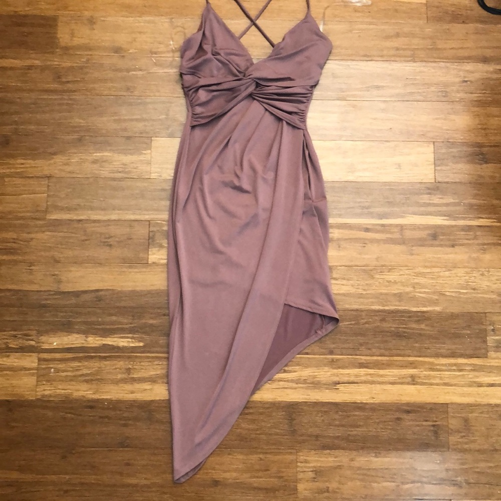 Rose Asymmetrical Dress